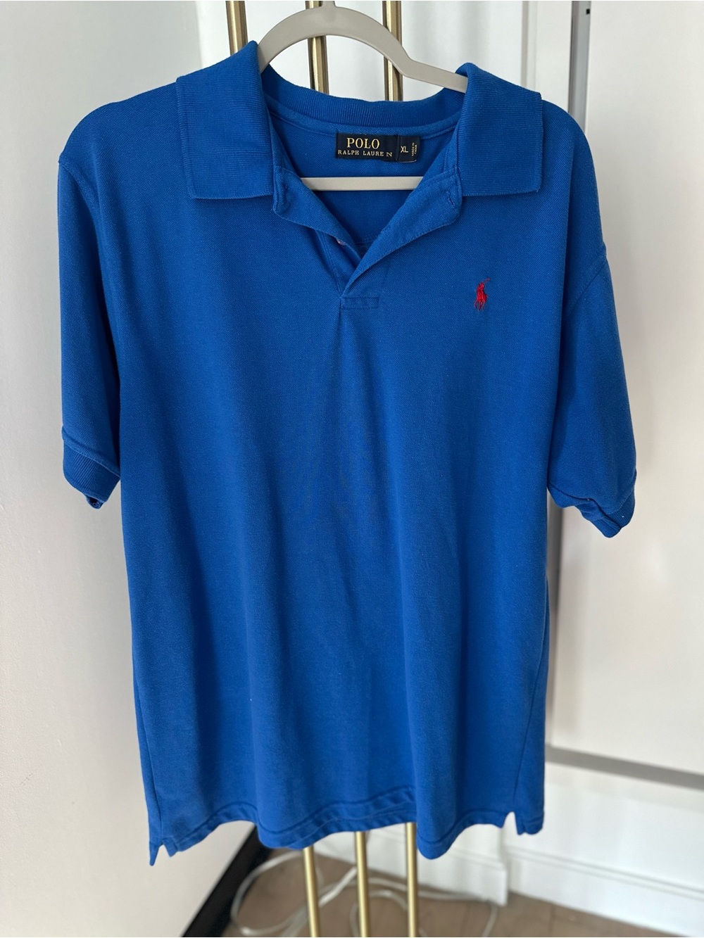 Polo by Ralph Lauren Men's Blue Short Sleeve Polo Shirt